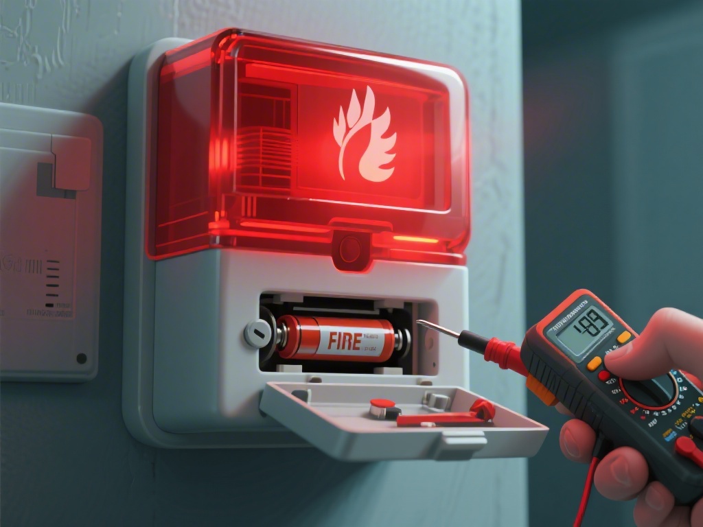 How to Troubleshoot a Fire Alarm with a Red Light No Sound Issue