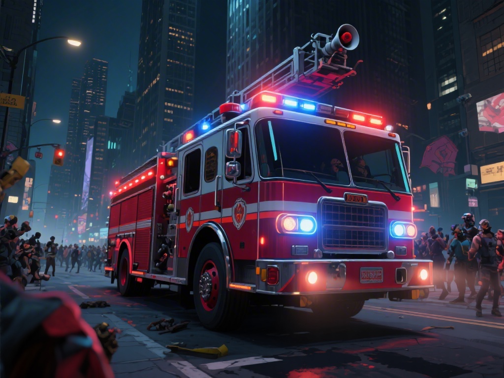 Master the Art of "Fire Truck Flashing Lights No Siren" in Gaming: A Comprehensive Guide