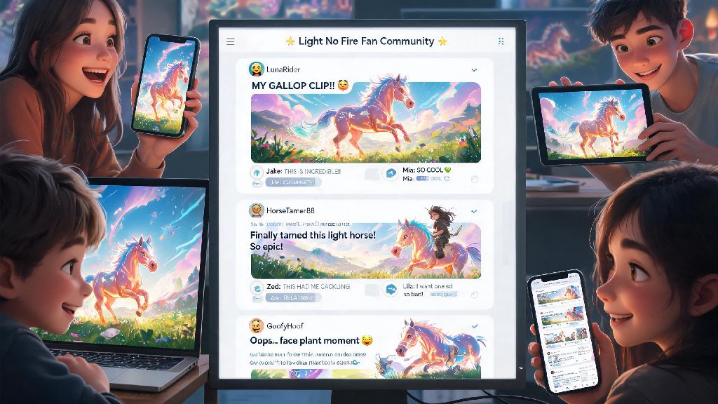 Best Guide to Finding and Using Light No Fire Horse Gif for Community Posts